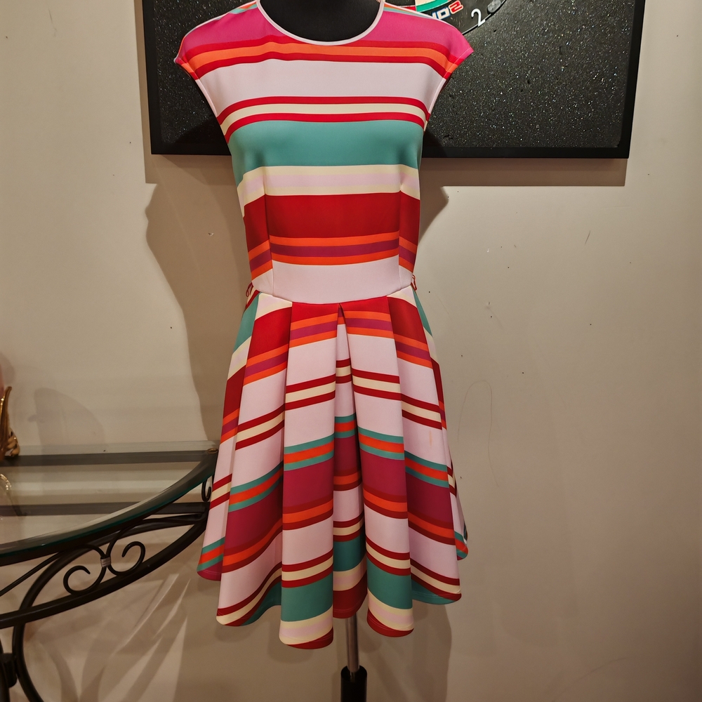 Ted Baker Pier Stripe Skater Dress - Picture 8 of 17